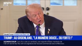 Donald Trump a déclaré que les États-Unis s'occuperont du Groenland avec "la manière douce" ou "la manière forte"