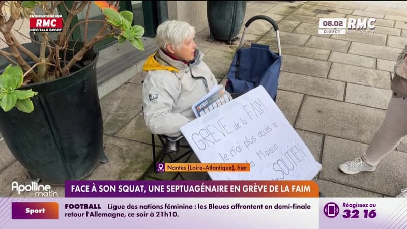Face au squat de sa maison, une septuagénaire en grève de la faim