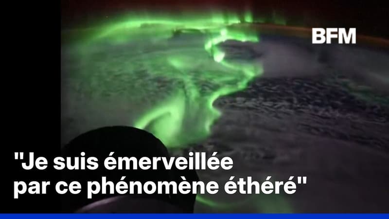 Des aurores australes filmées depuis la capsule Dragon de SpaceX