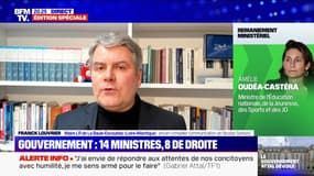 Franck Louvrier, maire LR de La Baule-Escoublac, sur le nouveau gouvernement: "C'est un gouvernement en cohérence avec la situation politique de la France, qui est plutôt à droite"