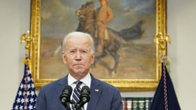 Le président américain Joe Biden à la Maison Blanche, le 11 mars 2022 à Washington