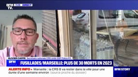 Fusillades à Marseille: "Ce trafic de drogue ramène une telle quantité d'argent que c'est difficilement arrêtable", pour Olivier Cappe (secrétaire national CRS Unité SGP Police-FO)
