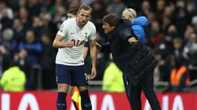 Harry Kane et Antonio Conte.