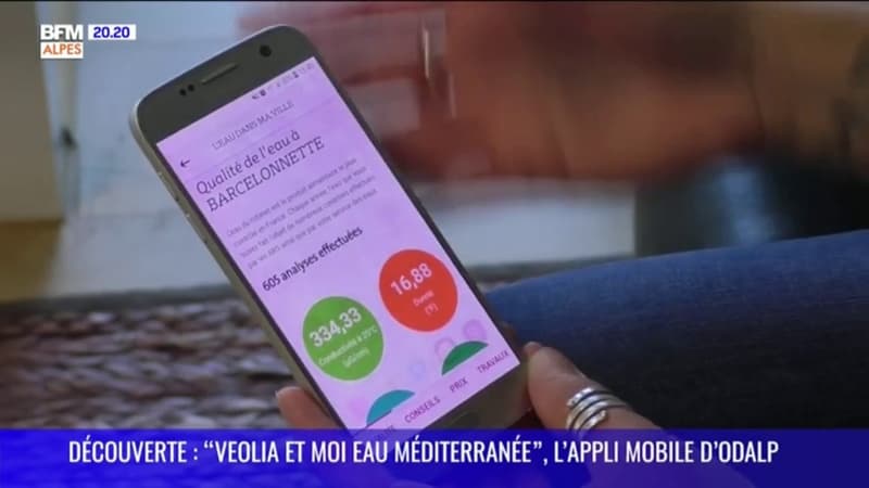 DÉCOUVERTE : avec l'appli Veolia et moi Méditerranée, les usagers Odalp peuvent contrôler leur consommation d’eau