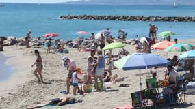 Une plage de Saint-Cyprien le 5 juillet 2020.