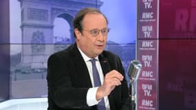 François Hollande le 22 février 2022 sur BFMTV