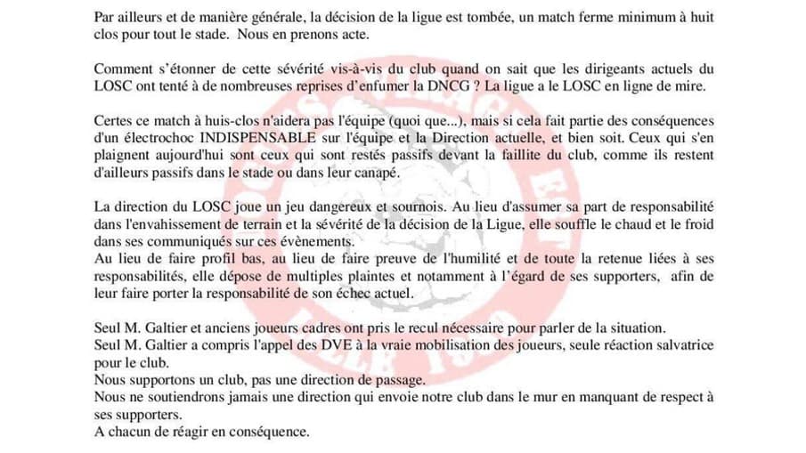 Le communiqué 