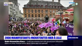 Lille: 2000 manifestants contre les violences sexistes et sexuelles