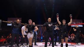 La victoire de Paul Dena lors de l'Hexagone MMA, le 10 janvier 2025.