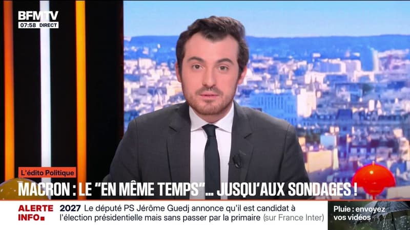 L'ÉDITO POLITIQUE D'ARTHUR - Emmanuel Macron augmente sa côte de popularité