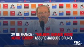 XV de France - "Guilhem Guirado reste notre leader" assure Jacques Brunel