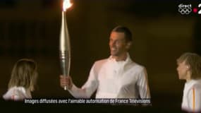Cérémonie des JO: les Normands Fauve Hautot et David Douillet ont participé au show