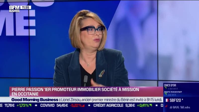 Laetitia Vidal (Pierre Passion): Pierre Passion, premier promoteur immobilier société à mission en Occitanie - 17/12