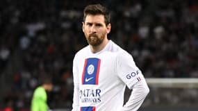 Lionel Messi avec le PSG en octobre 2022