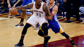 LeBron James et Stephen Curry