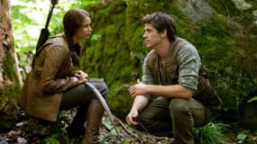 Jennifer Lawrence et Liam Hemsworth dans "Hunger Games" (2012)