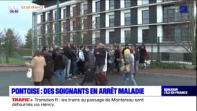 Pontoise: des soignants en arrêt maladie