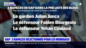 Trois joueurs des Rapaces de Gap sélectionnés pour les Mondiaux de hockey