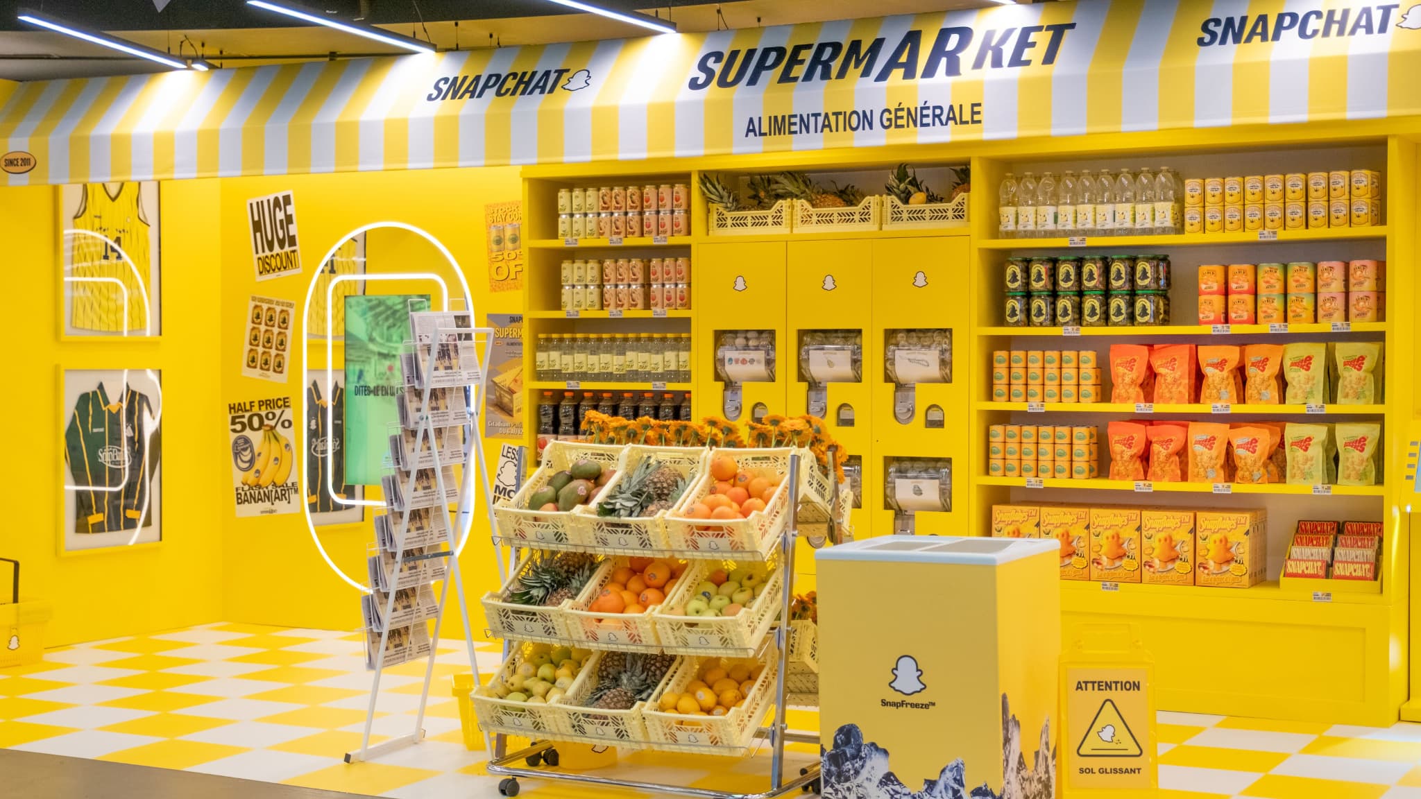 ESSAYAGES VIRTUELS, MINI-JEUX… SNAPCHAT OUVRE SON PREMIER POP-UP STORE DÉDIÉ À LA RÉALITÉ AUGMENTÉE