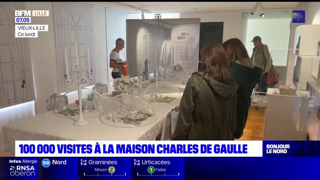 Lille: 100.000 visiteurs à la maison Charles de Gaulle