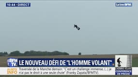 Traversée de la Manche en Flyboard: les images du dernier entraînement de Franky Zapata