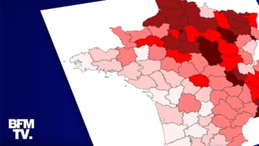 CARTE. Taux d'incidence, hospitalisations, morts... La situation sanitaire, département par département