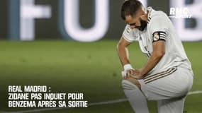 Real Madrid : Zidane pas inquiet pour Benzema après sa sortie 