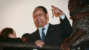 L'ancien président "à vie" Jean-Claude Duvalier, surnommé Baby Doc, a effectué dimanche un retour surprise en Haïti, où il n'était pas revenu depuis son renversement par un soulèvement populaire en 1986. /Photo prise le 16 janvier 2011/REUTERS/Lee Celano