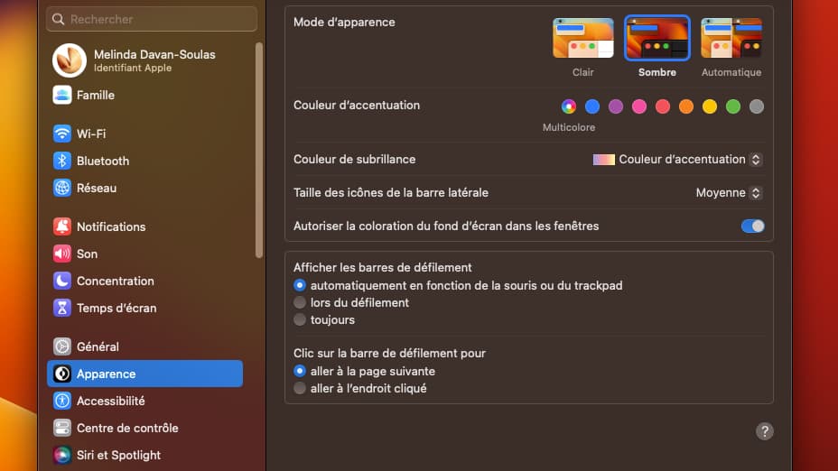 Le menu Préférences de macOS devient Réglages du système avec Ventura.