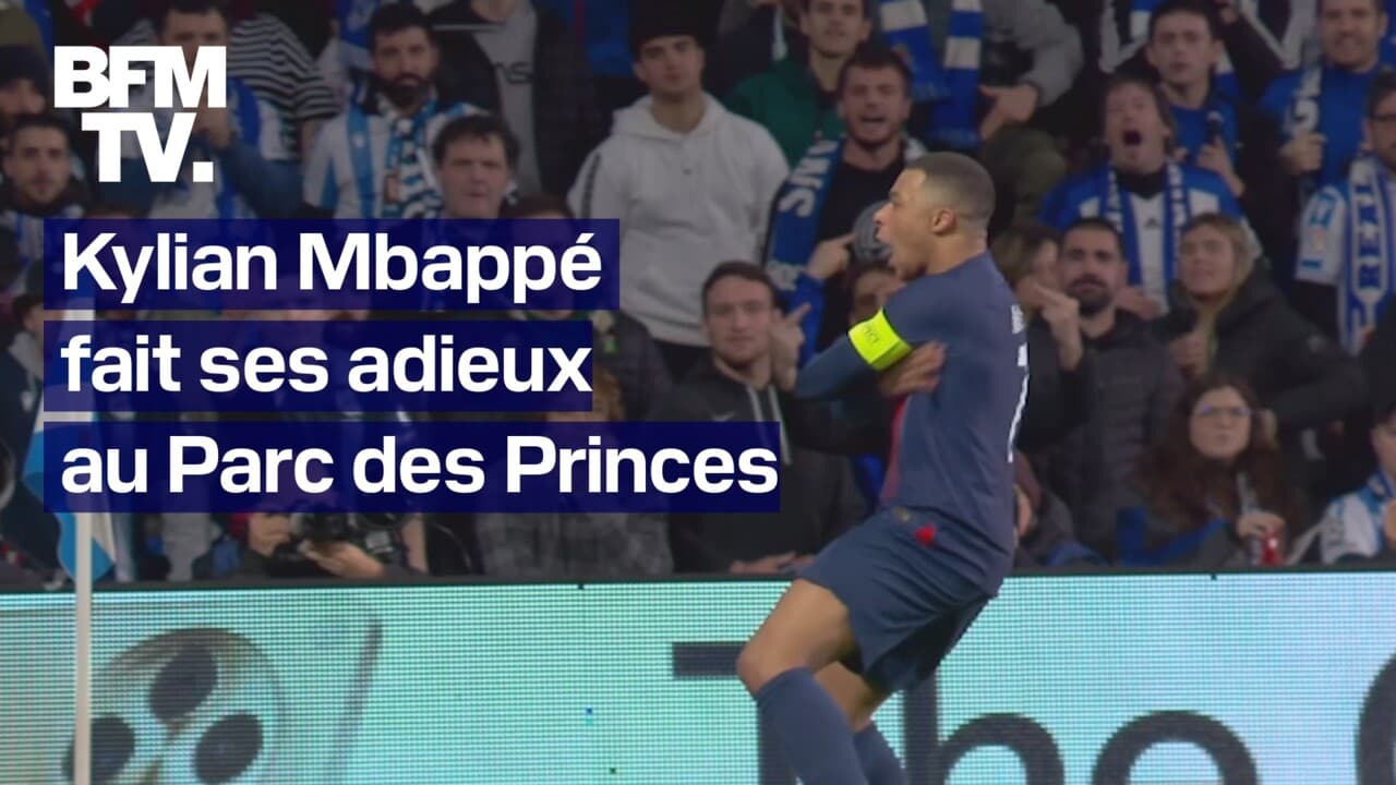 Kylian Mbappé bid farewell to Paris Saint-Germain at the Parc des Princes this Sunday, May 12 – BFMTV