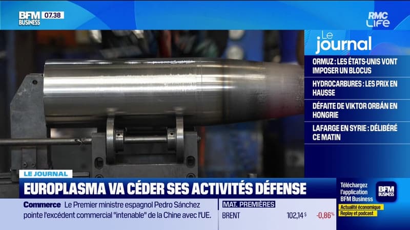 Europlasma va céder ses activités défense