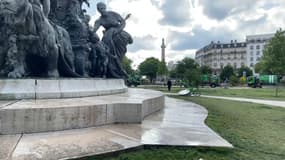 La place de la Nation à Paris.