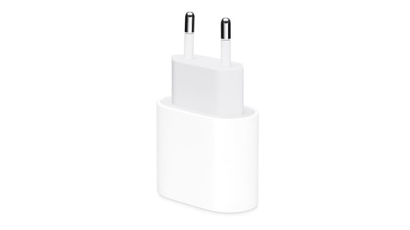 Le chargeur d'iPhone vendu par Apple