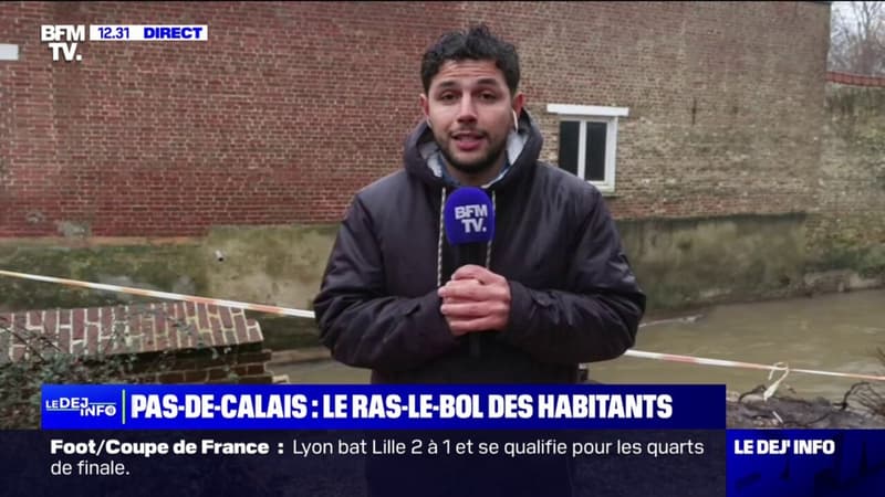 Pas-de-Calais: le ras-le-bol des habitants face aux inondations, Gabriel Attal et Christophe Béchu attendus sur place