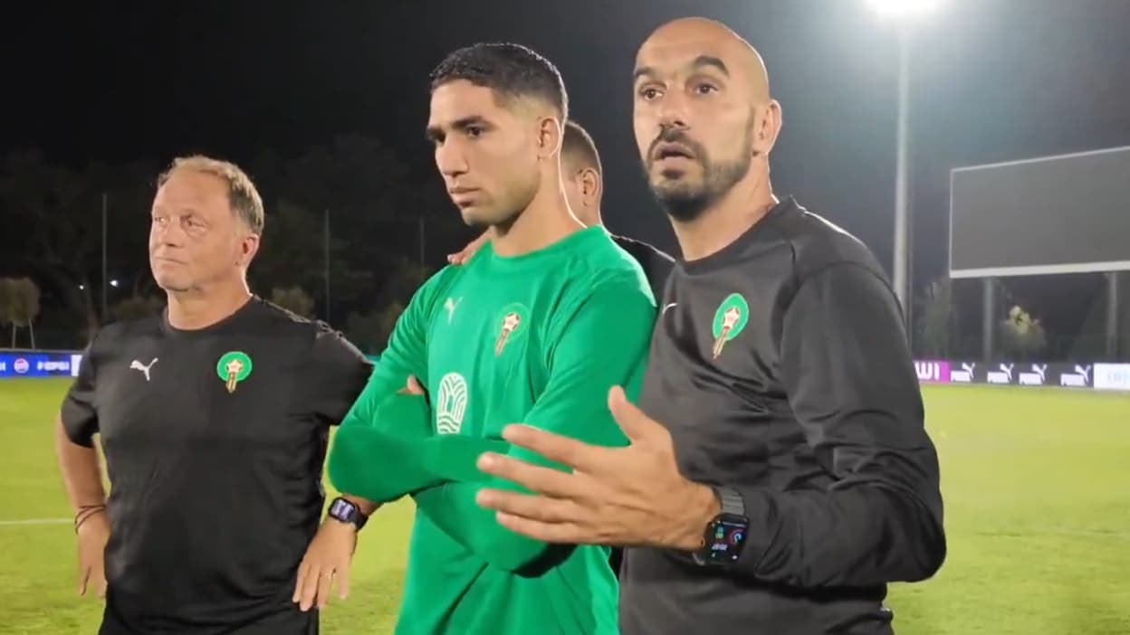 "TU AS FINI SIXIÈME, MAIS TU VAUX PLUS", L’HOMMAGE DE WALID REGRAGUI À ACHRAF HAKIMI POUR SON CLASSEMENT AU BALLON D’OR 2025