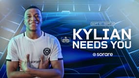 La nouvelle campagne de Kylian Mbappé pour Sorare, le 10 septembre 2024