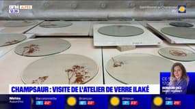 Une vaisselle d'art produite dans un atelier de verre du Champsaur