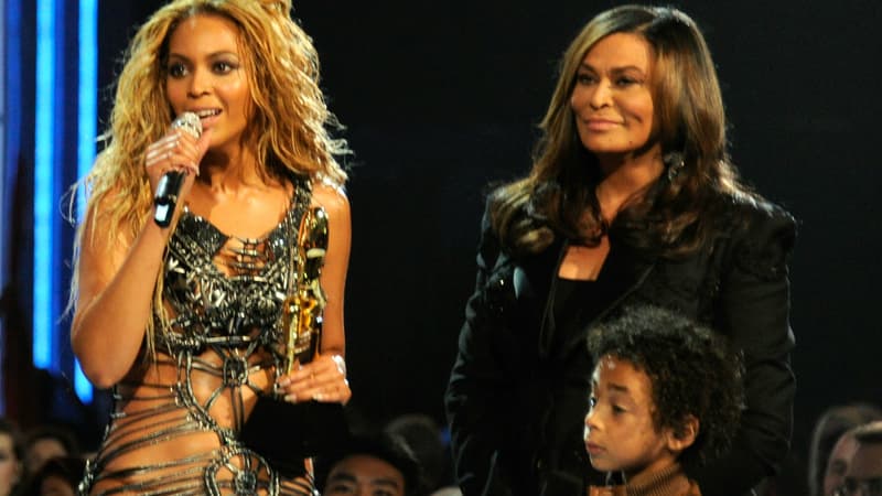 Beyoncé et sa mère, Tina Knowles, en mai 2011