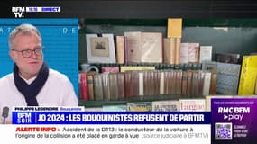 JO 2024: "Les bouquinistes font vraiment partie de l'image de Paris", affirme Philippe Legendre