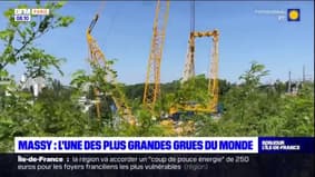 Essonne: l'une des plus grandes grues du monde se trouve à Massy