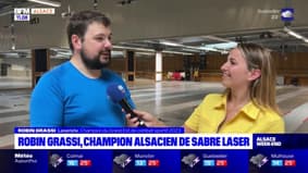 Robin Grassi, champion alsacien de sabre laser