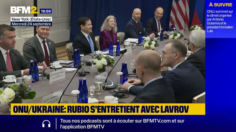 Guerre en Ukraine: Marco Rubio rencontre son homologue Sergueï Lavrov à l'ONU