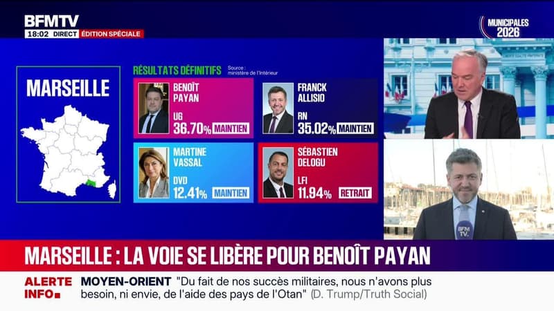 Marshall Truchot : La voie se libère pour Benoît Payan à Marseille - 17/03