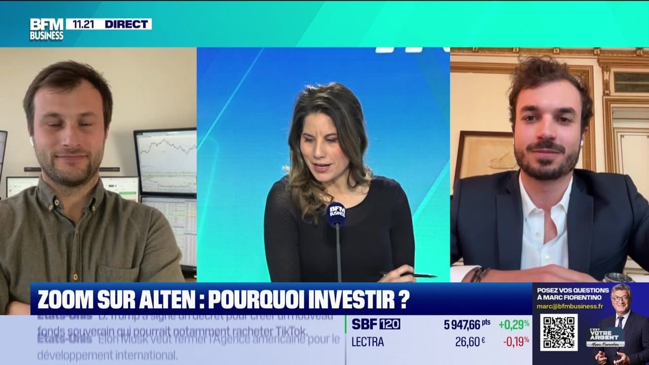 Le match des valeurs : zoom sur alten, id logistics et ala - 04/02