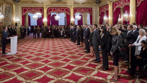 La remise de la Légion d'honneur en octobre dernier, à l'Elysée.