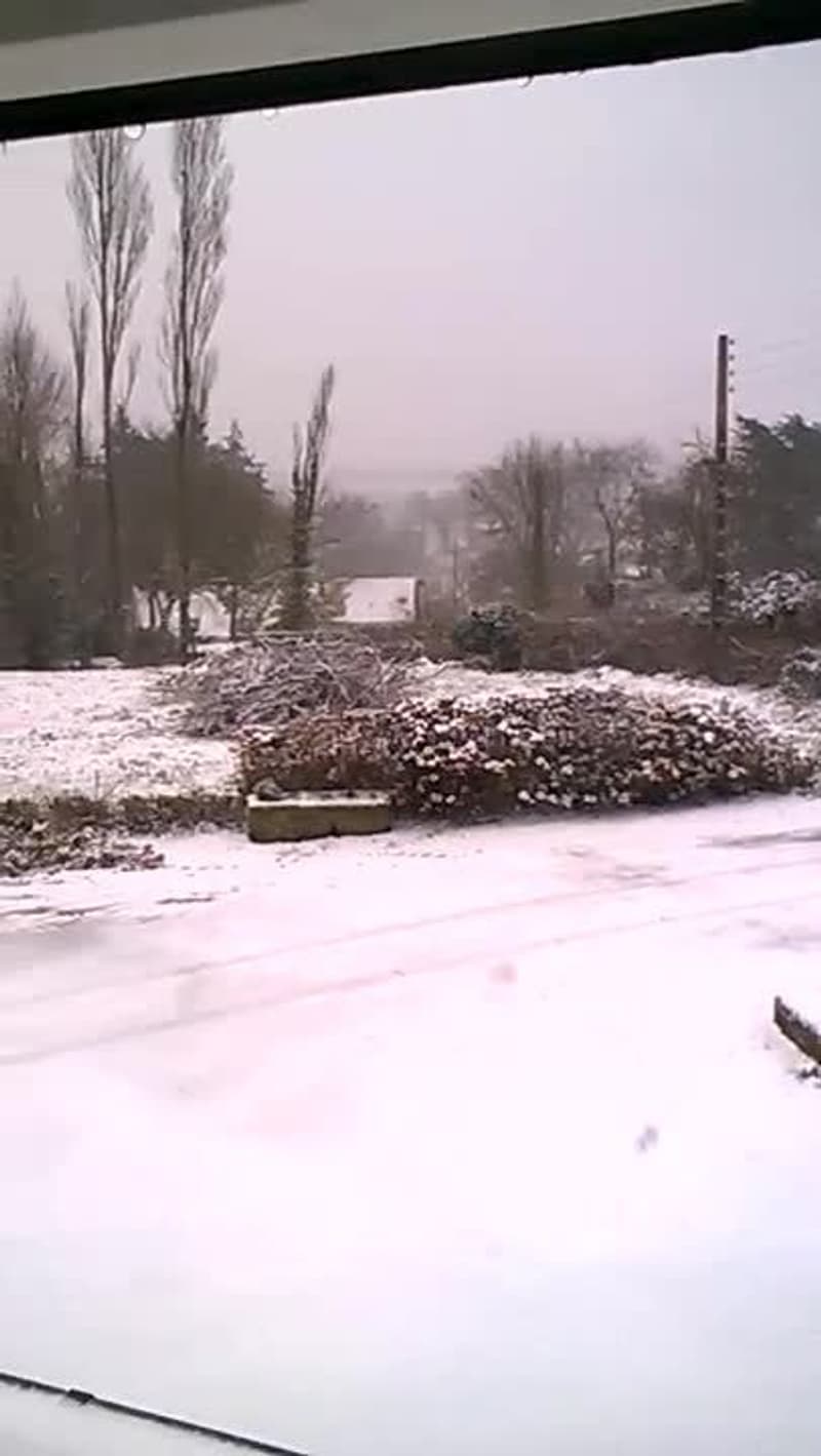 Neige au Vieux-Bourg (Côtes-d'Armor) - Témoins BFMTV