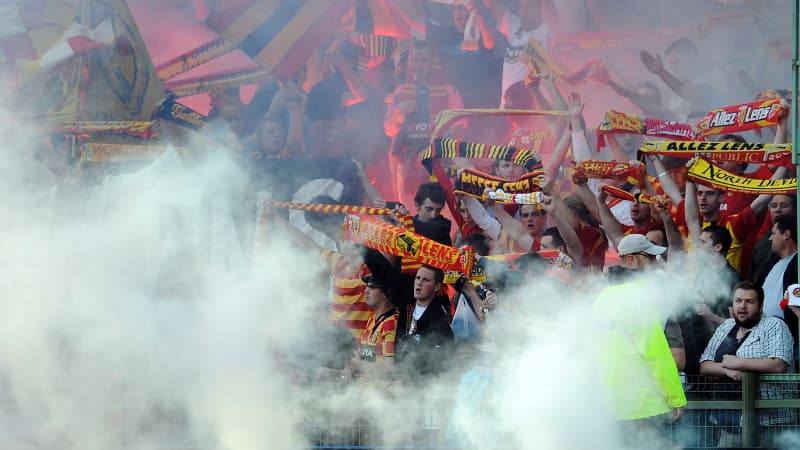 Des supporters lensois