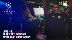 Juve - OL : La fête des Lyonnais après leur qualification 