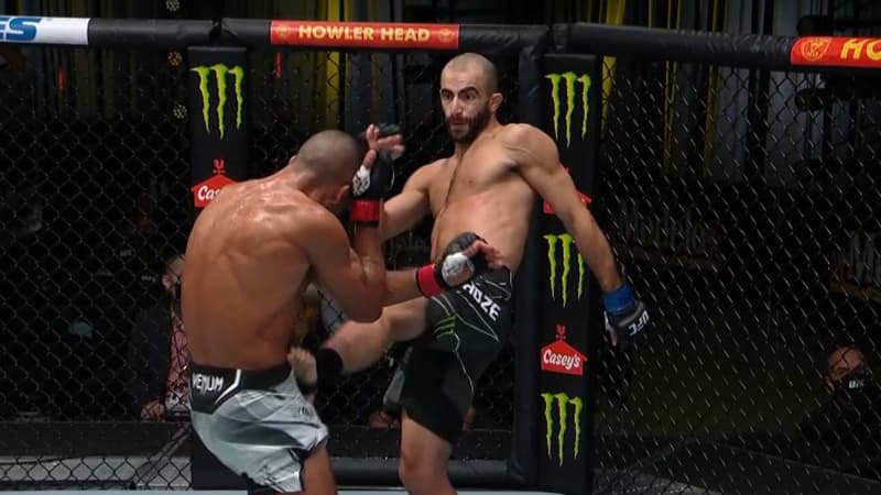 UFC: Chikadze s'affirme et éteint Barboza d'une terrible droite