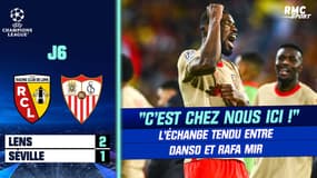 Lens 2-1 Séville : "C'est chez nous ici", l'échange tendu entre Danso et Rafa Mir 